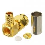 SMA Cable Connector Right Angle (Plug, Male,50Ω) RG-58,RG-55